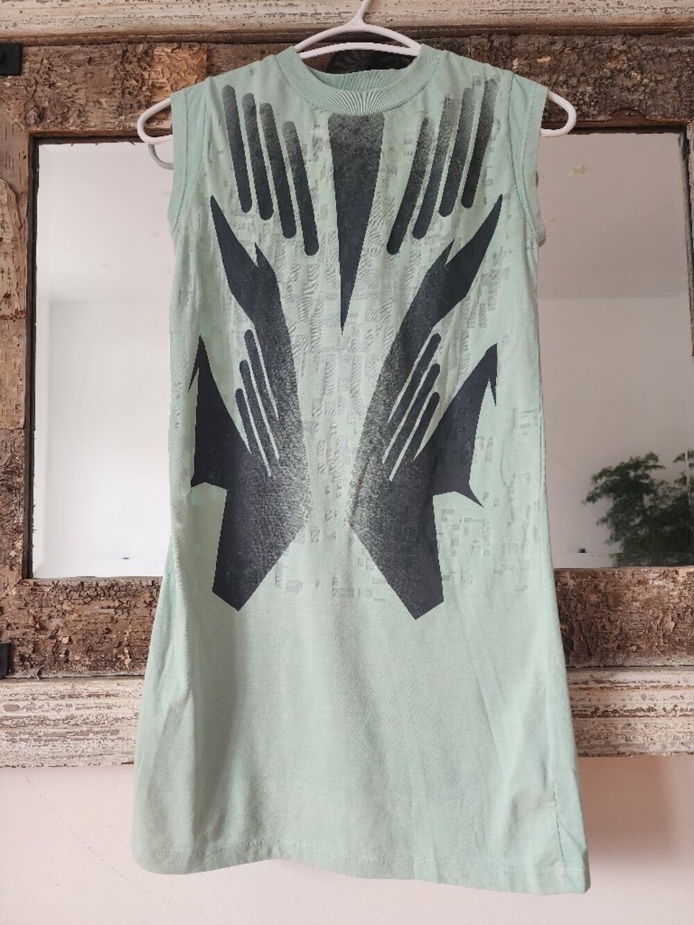 Abstract Graphic Sleeveless  Top